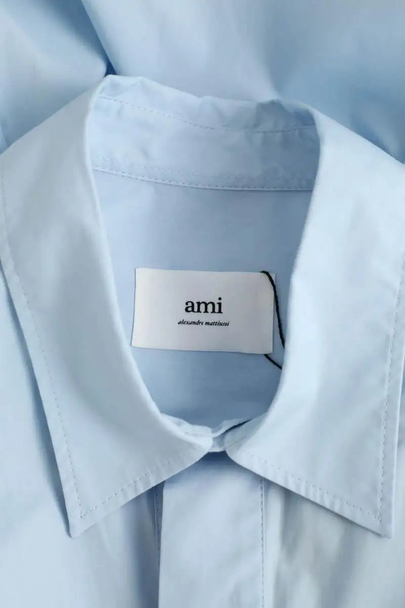 Chemise Ami Bleu en Coton