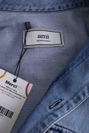 Chemise Ami Bleu en Coton