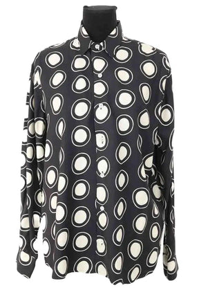 Chemise Ami Noir en Viscose, taille M - Seconde Main