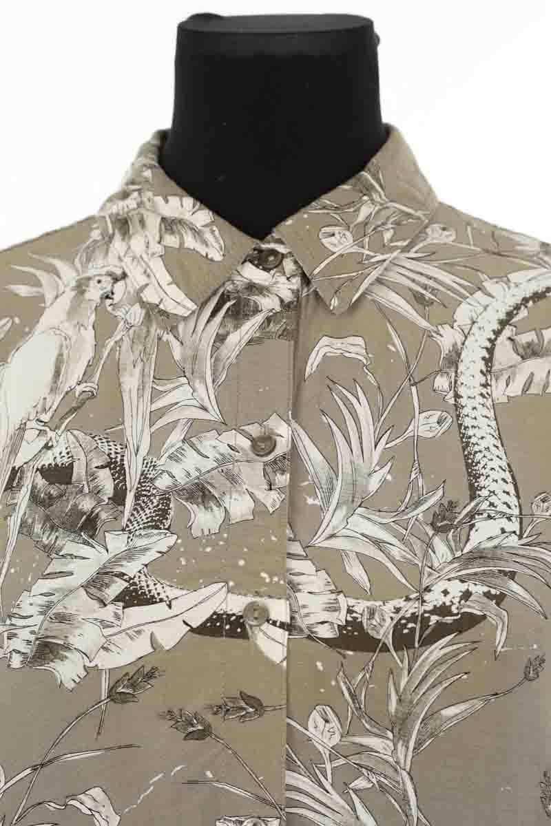 Chemise Anine Bing Kaki en Viscose