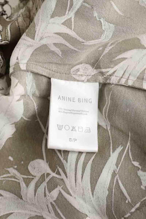 Chemise Anine Bing Kaki en Viscose