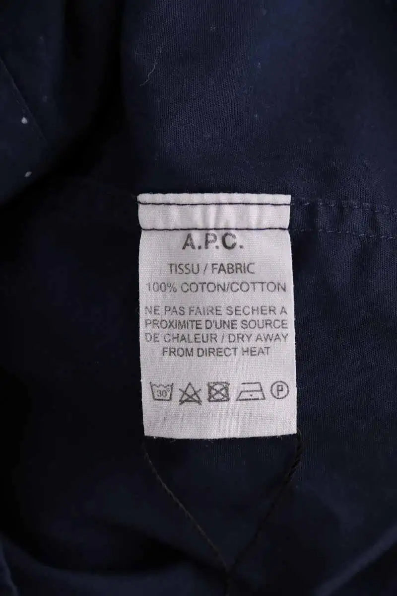 Chemise APC Bleu en Coton