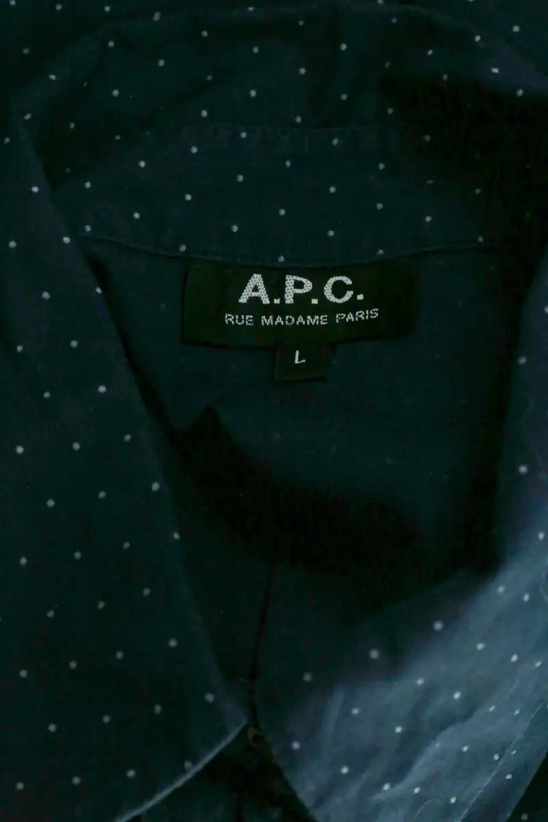 Chemise APC Marine en Coton