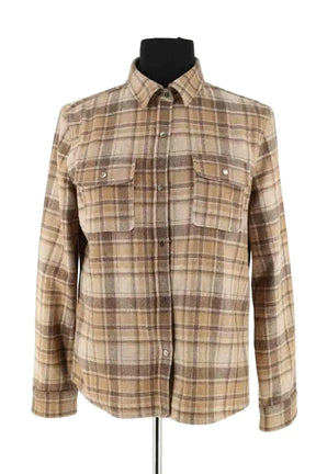 Chemise APC Marron en Laine, taille S - Seconde Main