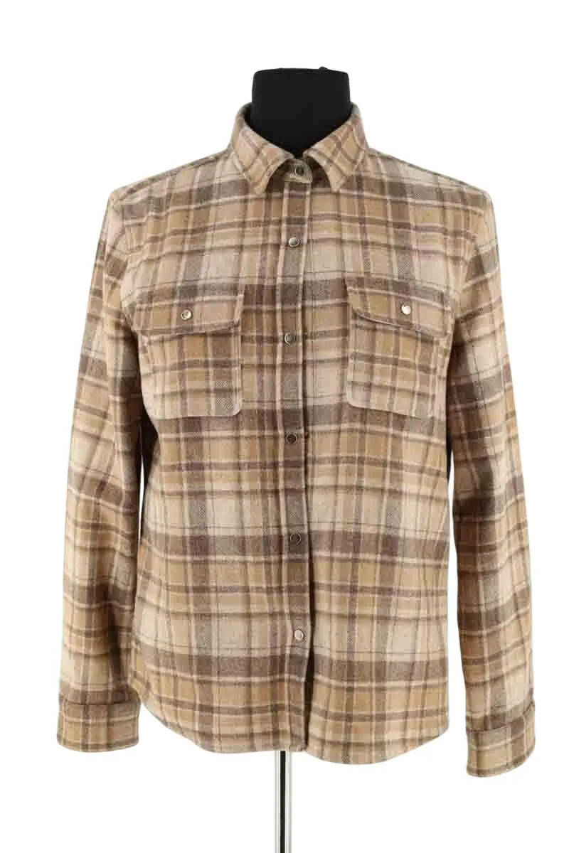 Chemise APC Marron en Laine, taille S - Seconde Main