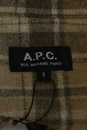 Chemise APC Marron en Laine