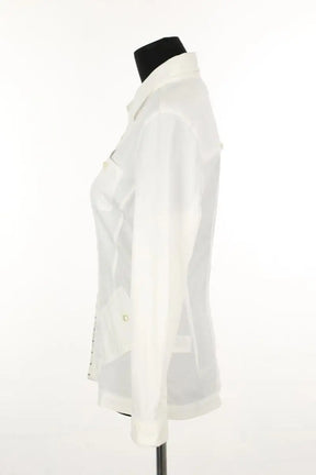 Chemise Armani Jeans Blanc en Coton