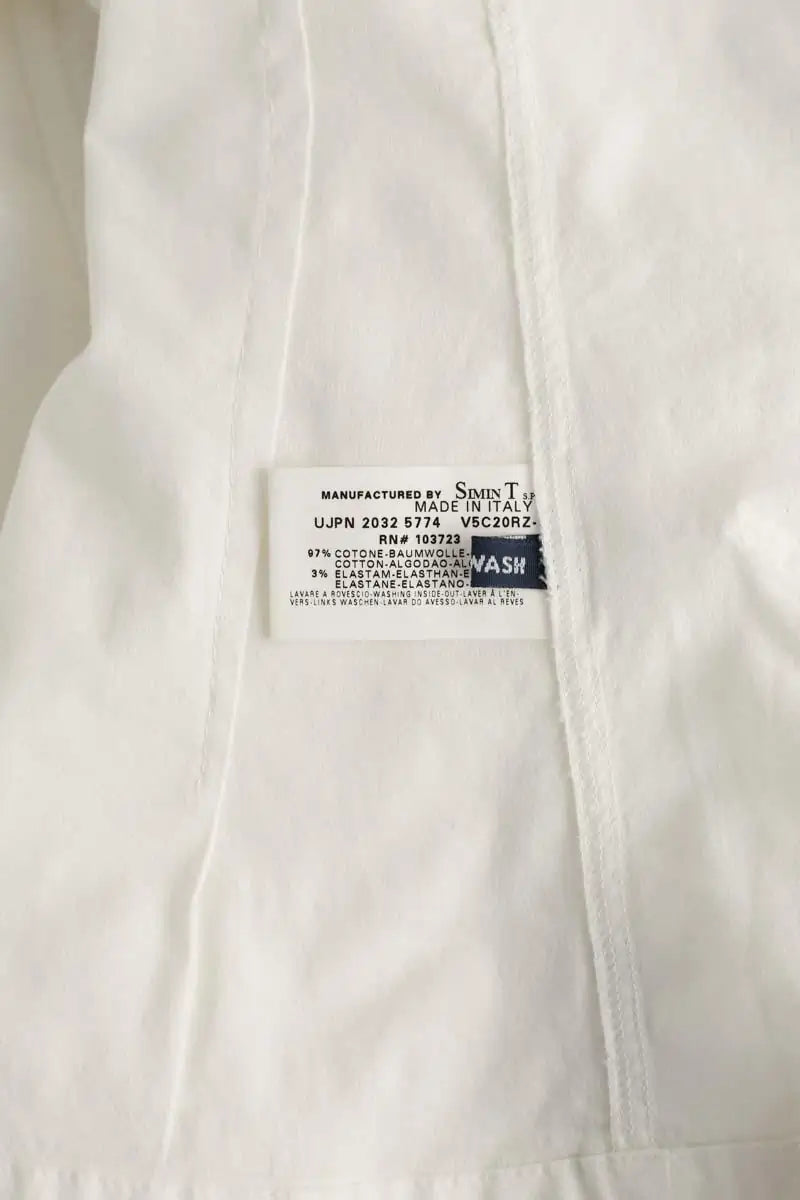 Chemise Armani Jeans Blanc en Coton