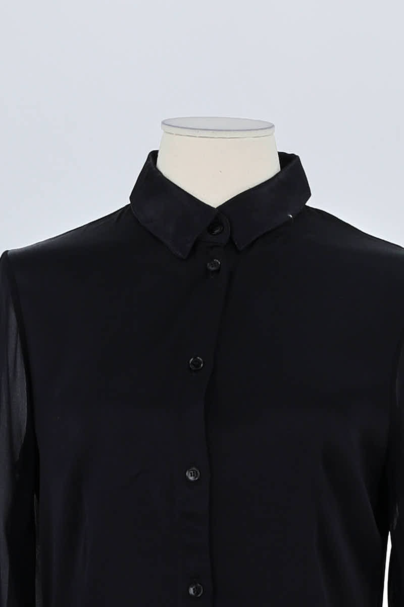 Chemise Armani Noir en Viscose