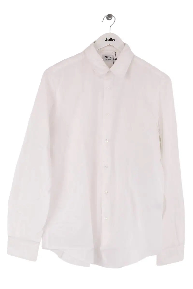 Chemise Aspesi Blanc en Coton, taille S - Seconde Main