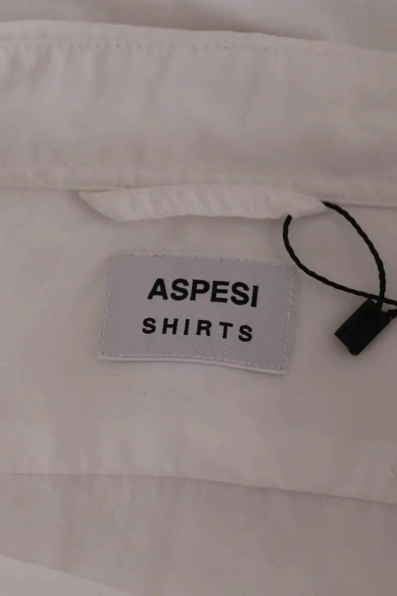 Chemise Aspesi Blanc en Coton