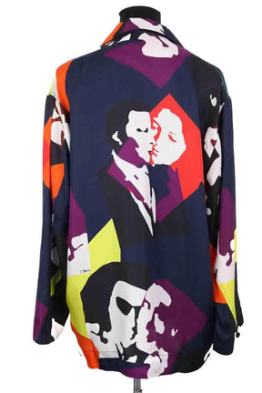 Chemise AZ Factory Multicolore en Soie
