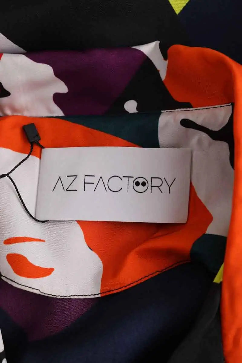 Chemise AZ Factory Multicolore en Soie