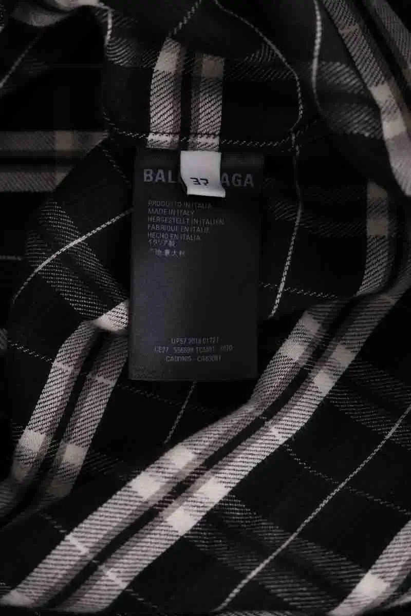 Chemise Balenciaga Noir en Coton