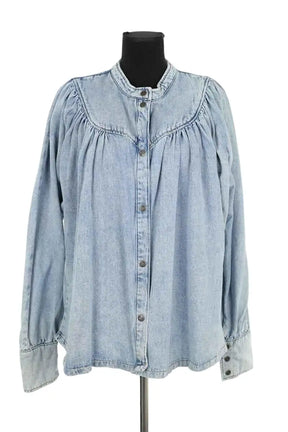 Chemise Balzac Bleu en Coton, taille XL - Seconde Main