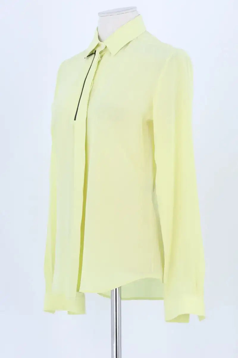 Chemise Barbara Bui Jaune en Soie