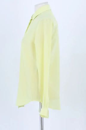 Chemise Barbara Bui Jaune en Soie