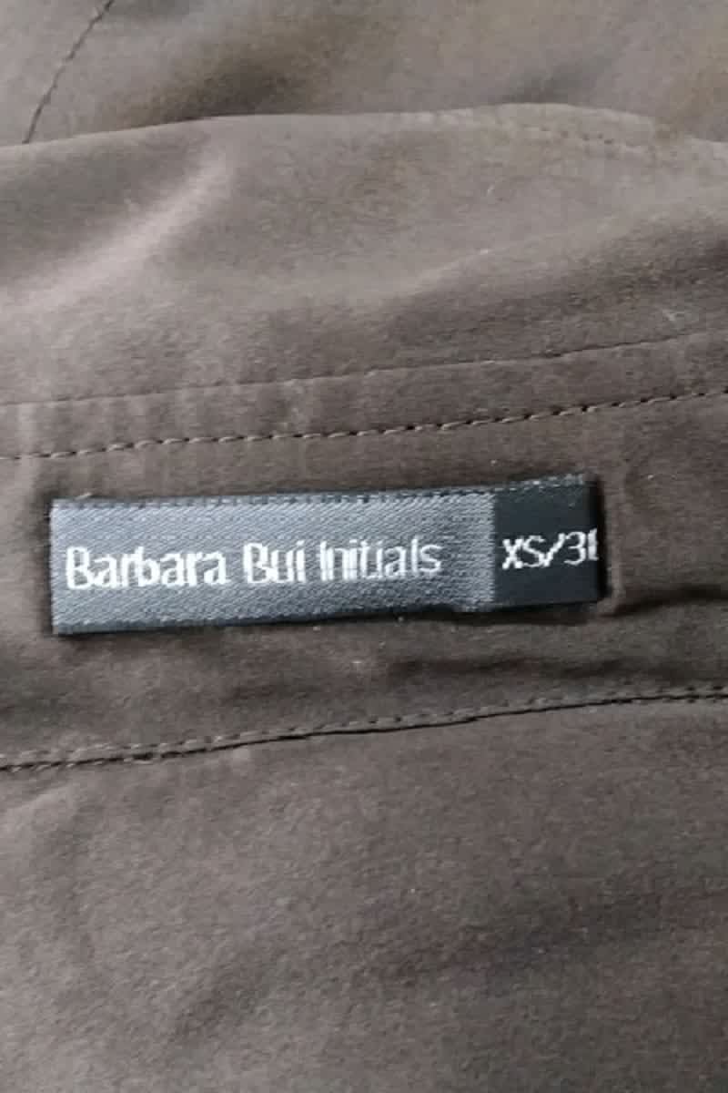 Chemise Barbara Bui Marron en Soie