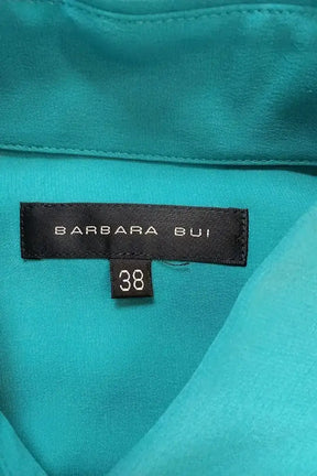 Chemise Barbara Bui Turquoise en Soie