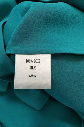 Chemise Barbara Bui Turquoise en Soie