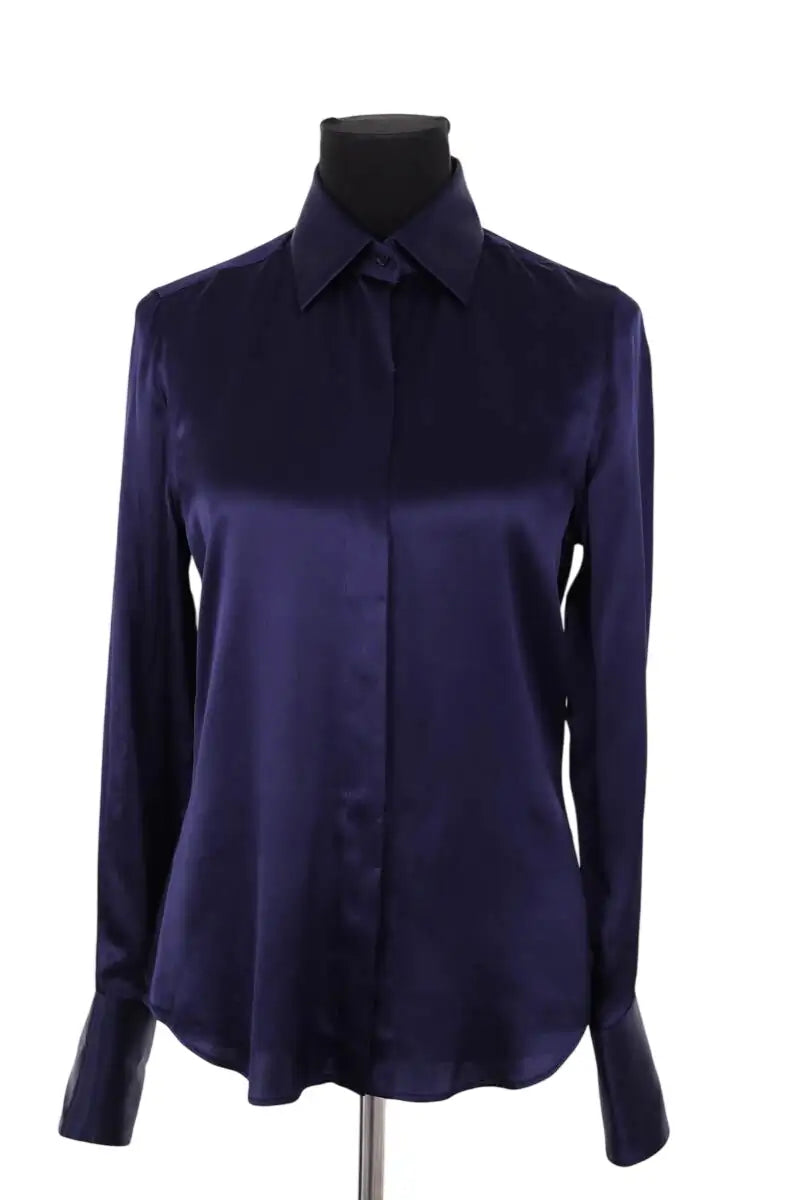 Chemise Barbara Bui Violet en Soie, taille S - Seconde Main