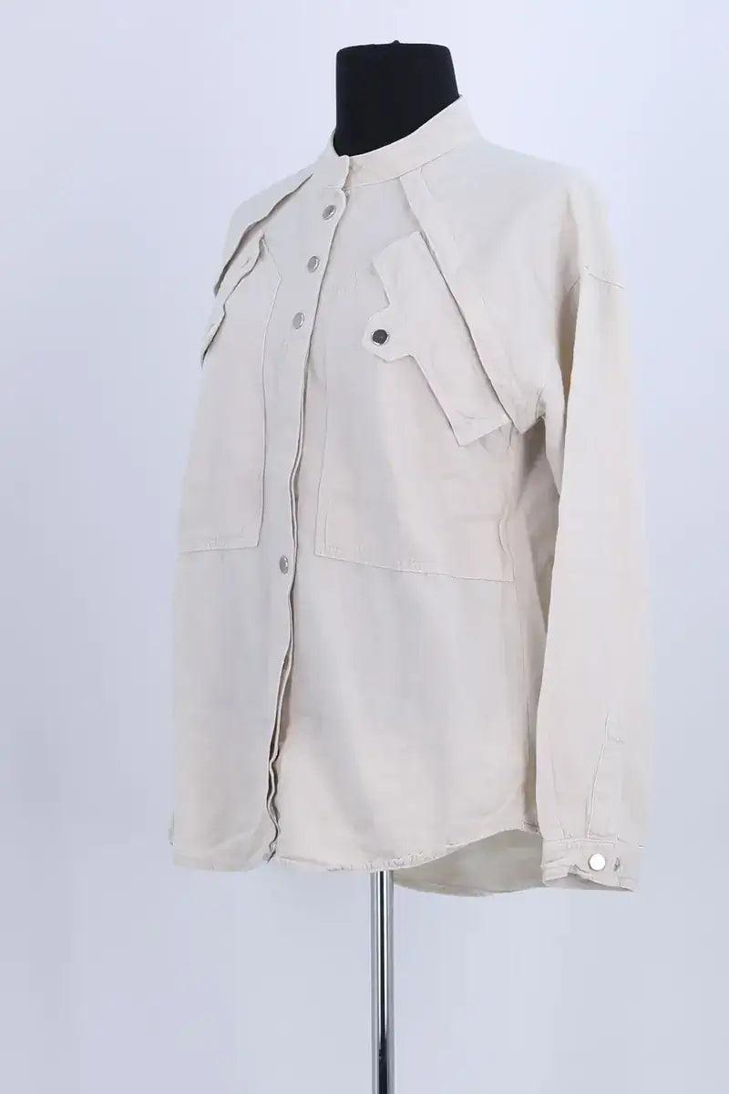 Chemise Ba&Sh Beige en Coton