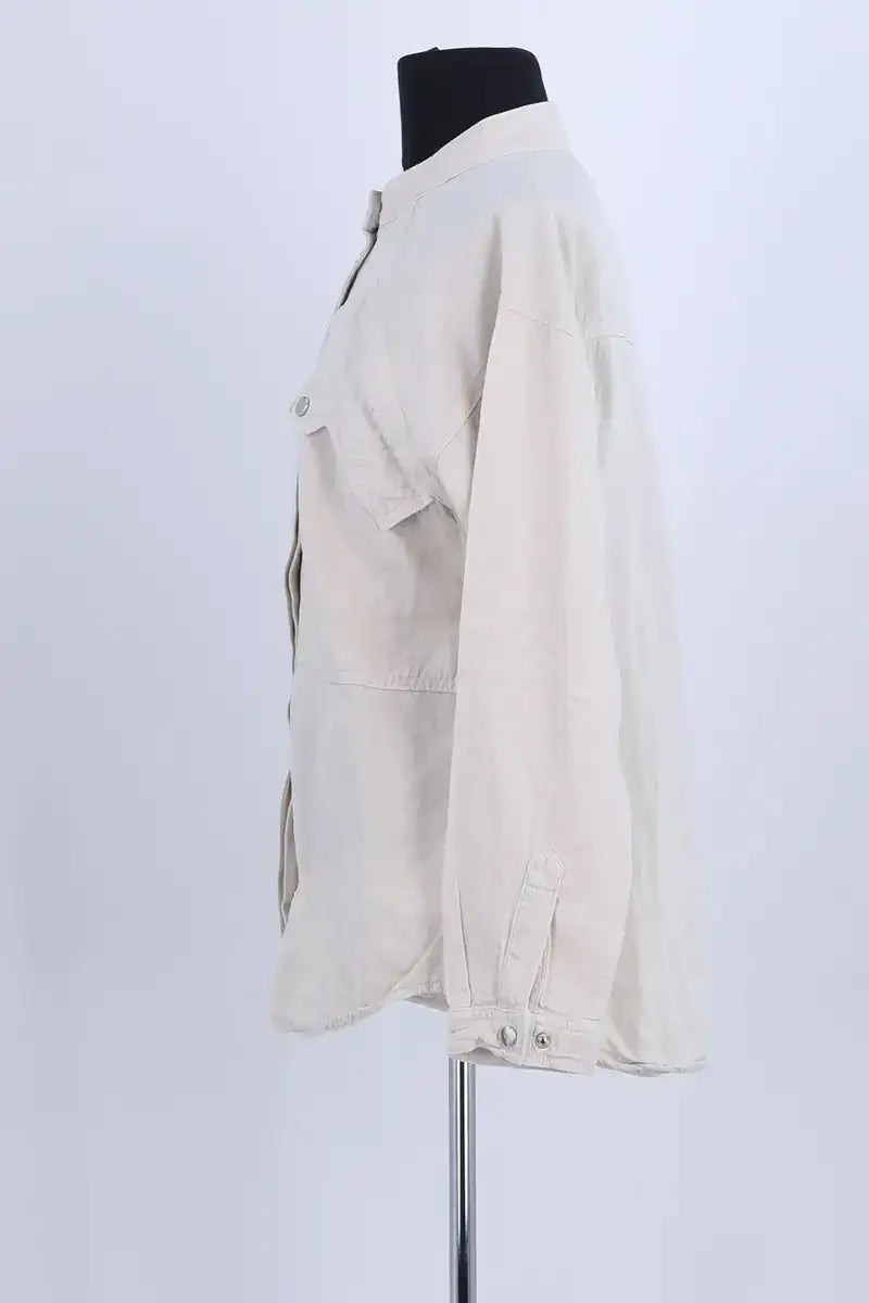 Chemise Ba&Sh Beige en Coton