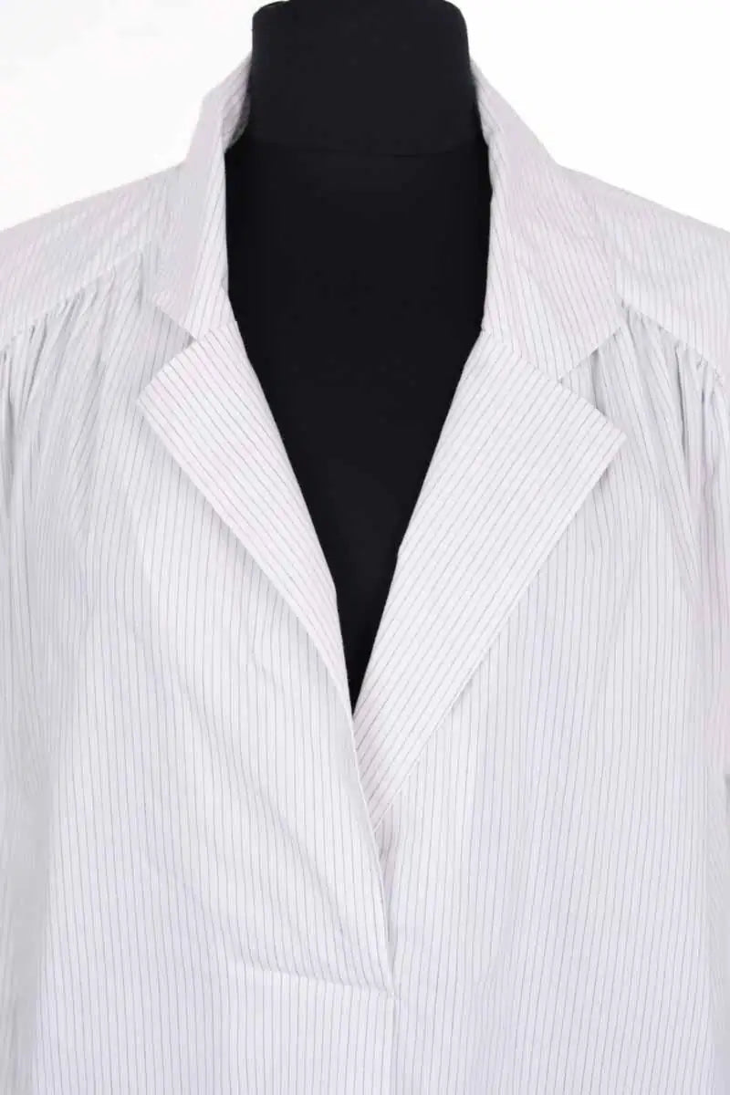 Chemise Ba&Sh Blanc en Coton