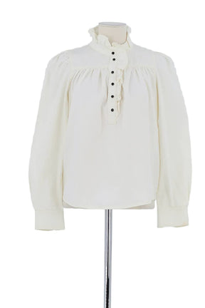 Chemise Bash Blanc en Coton, taille XS - Seconde Main