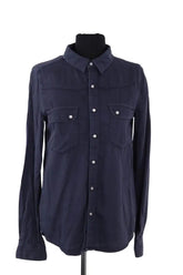 Chemise Ba&Sh Gris en Coton, taille XS - Seconde Main