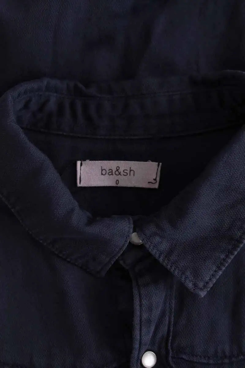 Chemise Ba&Sh Gris en Coton