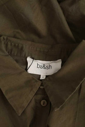 Chemise Ba&Sh Kaki en Coton