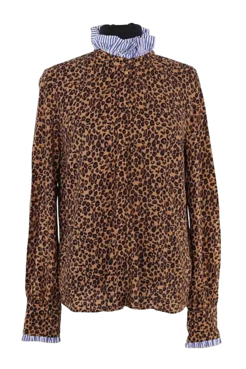 Chemise Ba&Sh Marron en Viscose, taille S - Seconde Main
