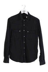 Chemise Ba&Sh Noir en Coton, taille XS - Seconde Main