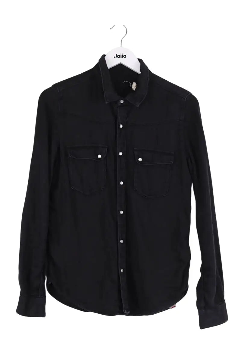 Chemise Ba&Sh Noir en Coton, taille XS - Seconde Main