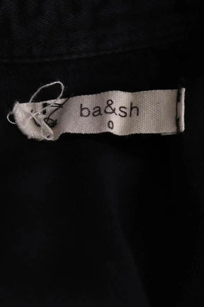 Chemise Ba&Sh Noir en Coton