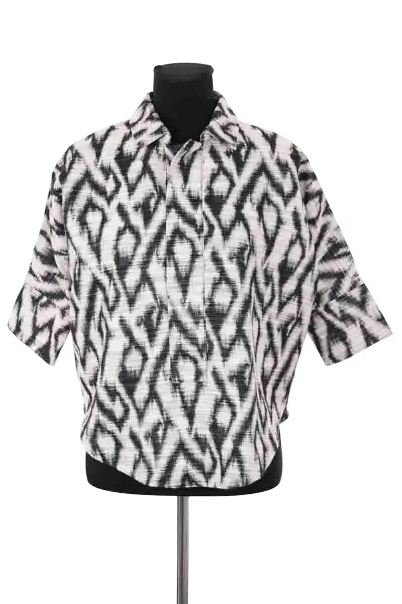 Chemise Ba&Sh Noir en Coton, taille XS - Seconde Main