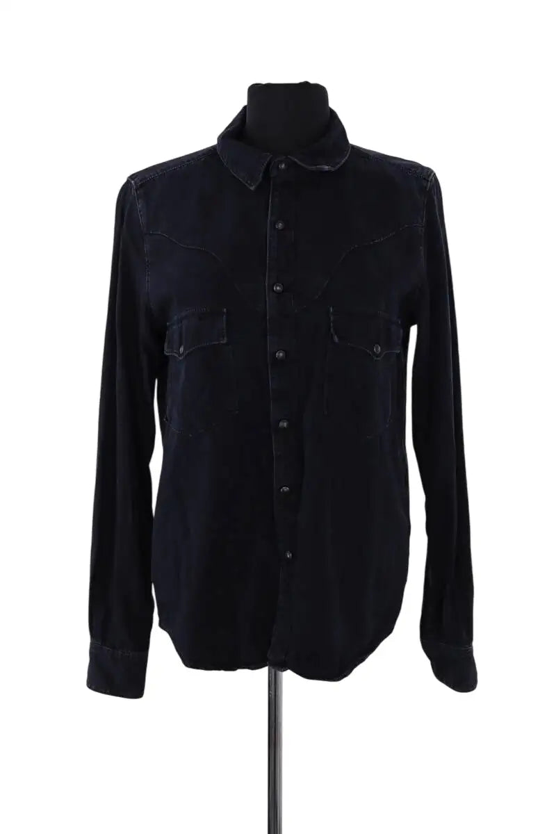 Chemise Ba&Sh Noir en Coton, taille XS - Seconde Main