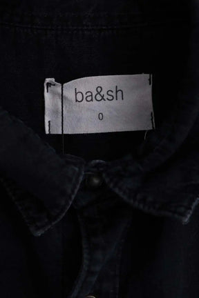 Chemise Ba&Sh Noir en Coton