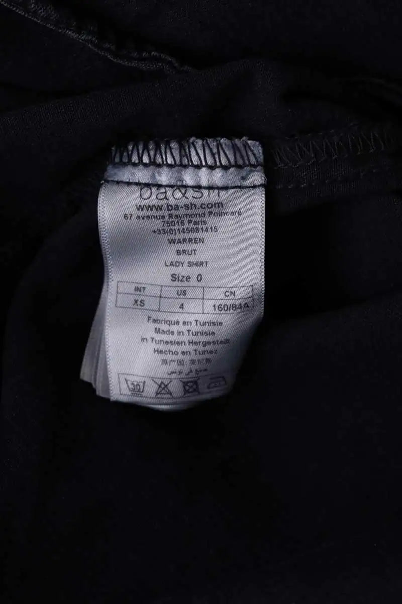 Chemise Ba&Sh Noir en Coton