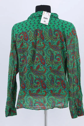 Chemise Ba&Sh Vert en Coton
