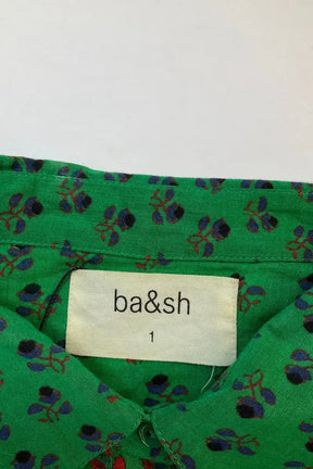 Chemise Ba&Sh Vert en Coton