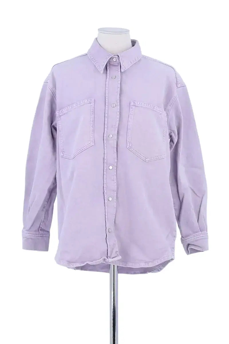 Chemise Ba&Sh Violet en Coton, taille S - Seconde Main