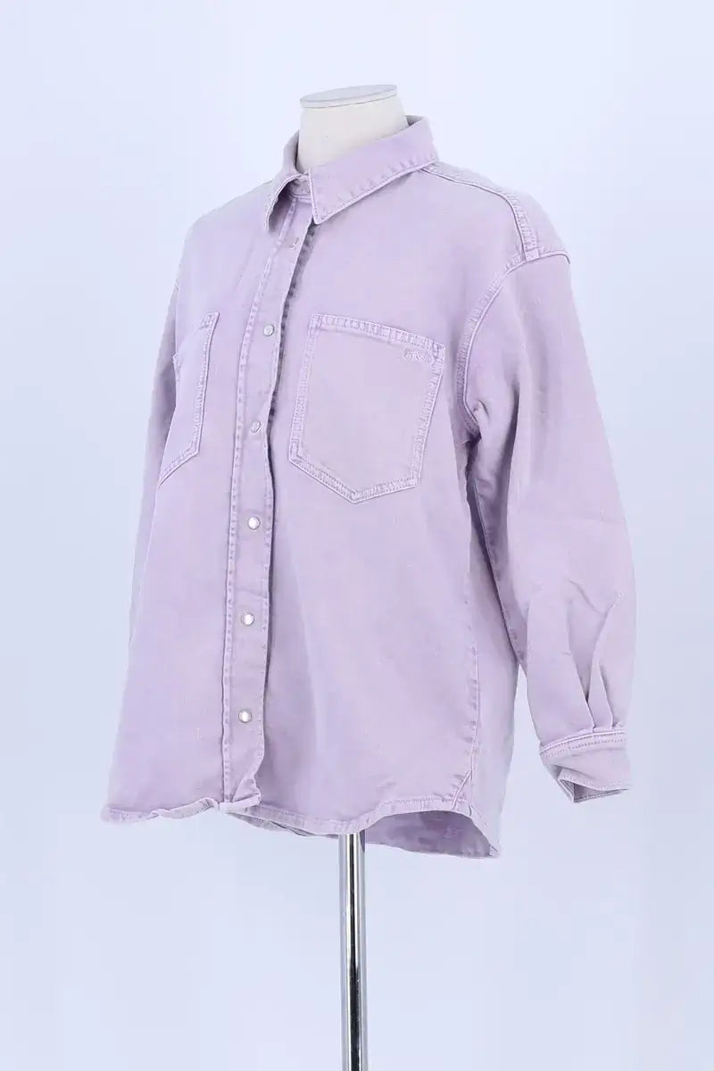 Chemise Ba&Sh Violet en Coton