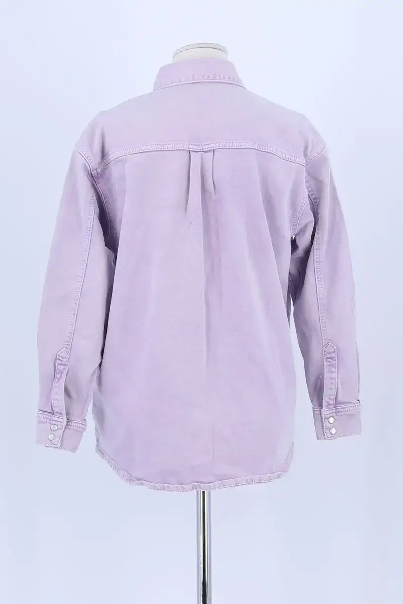 Chemise Ba&Sh Violet en Coton