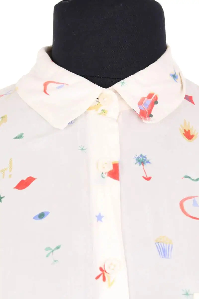 Chemise Bellerose Ecru en Viscose