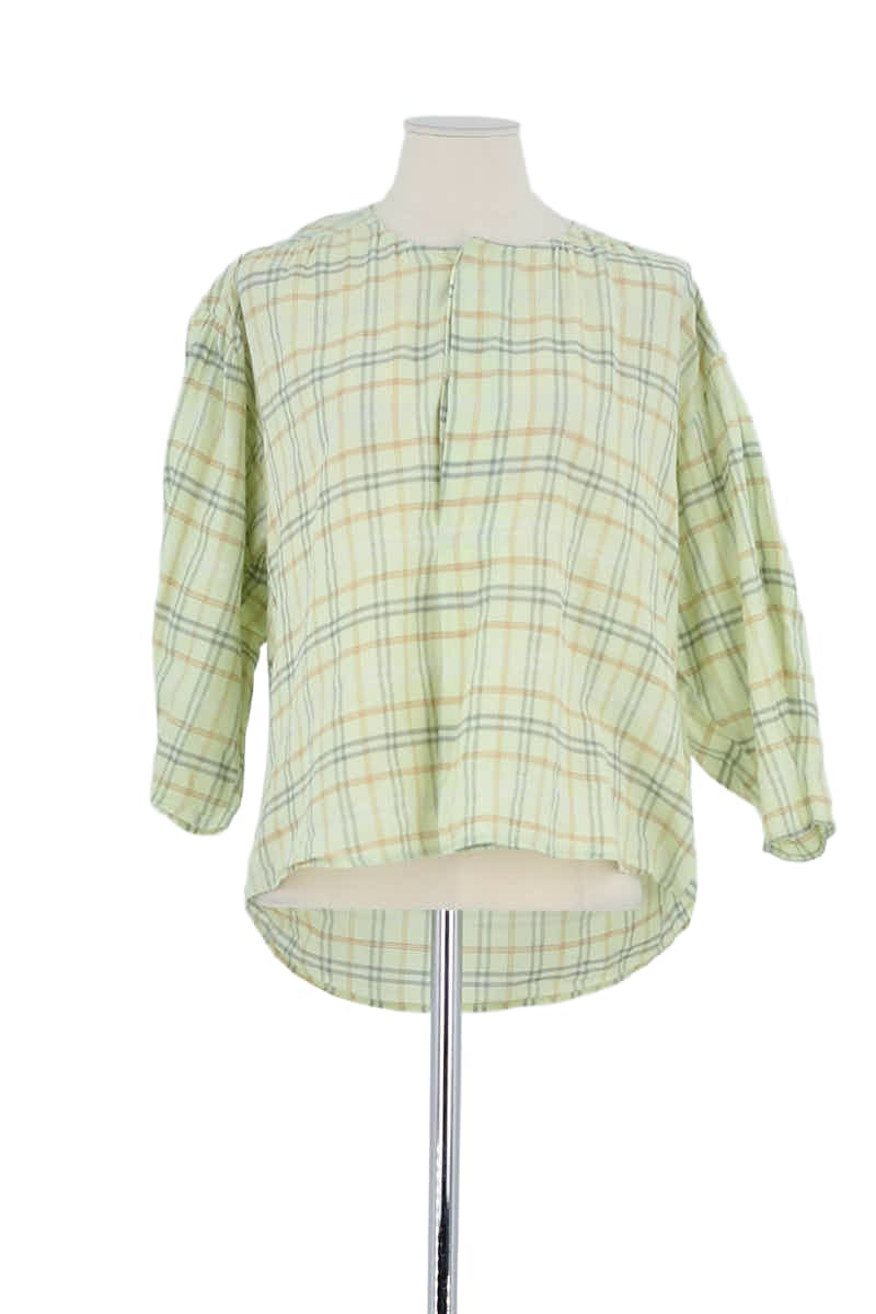 Chemise Bimba y Lola Vert en Coton, taille XS - Seconde Main