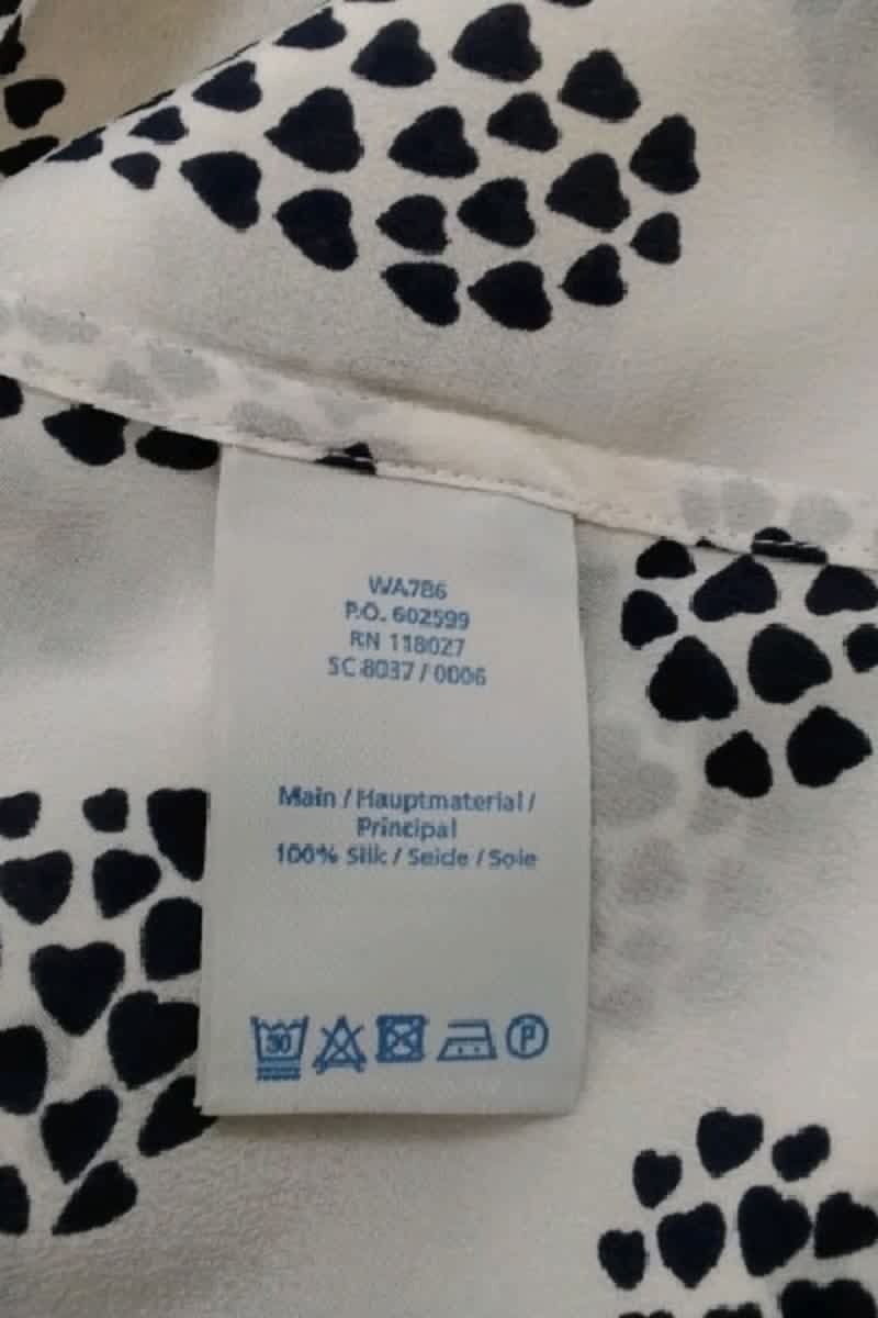 Chemise Boden Blanc en Soie