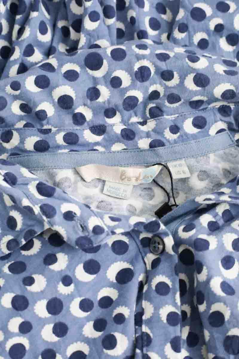 Chemise Boden Bleu en Coton
