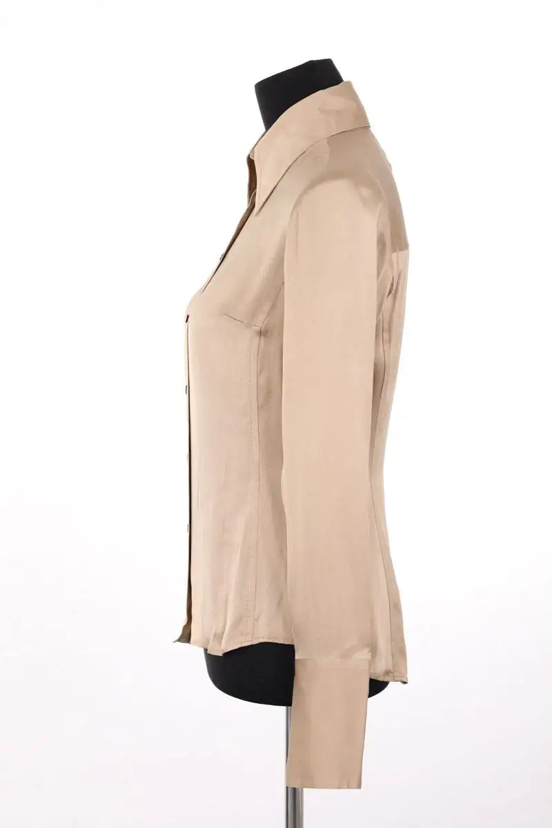 Chemise Boss Beige en Soie